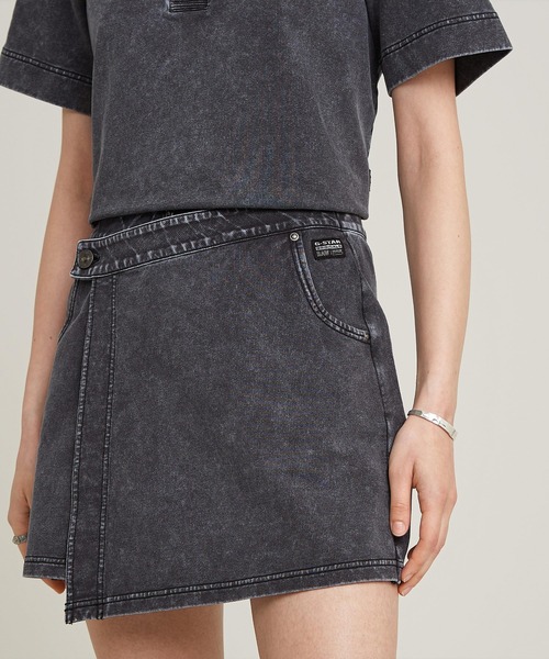 G-STAR（ジースター）の「Overdyed Sweat Skort/オーバーダイスウェットスコート/ショートパンツ（その他パンツ・レディース・ブラック系その他/ブルー系その他・SMALL/X-SMALL/MEDIUM）」の7枚目の写真