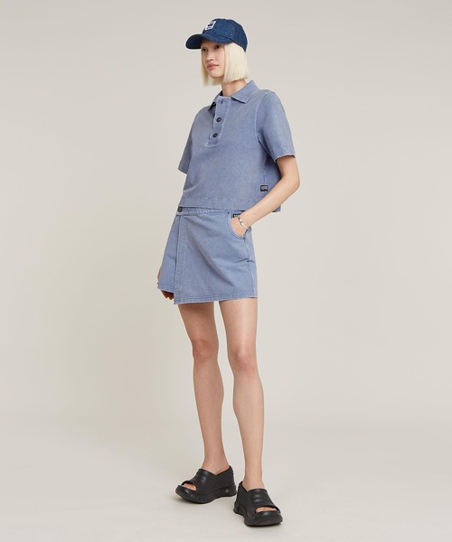 G-STAR（ジースター）の「Overdyed Sweat Skort/オーバーダイスウェットスコート/ショートパンツ（その他パンツ・レディース・ブラック系その他/ブルー系その他・SMALL/X-SMALL/MEDIUM）」の12枚目の写真
