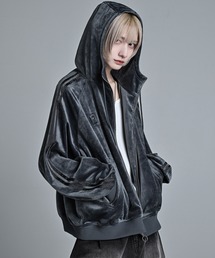 ADRER（アドラー）の「line sleeve track zip parker jacket / ラインスリーブトラックジップパーカージャケット（ブルゾン）」