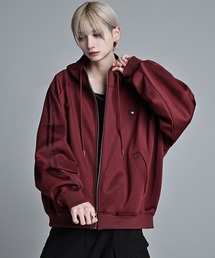 ADRER（アドラー）の「line sleeve track zip parker jacket / ラインスリーブトラックジップパーカージャケット（ブルゾン）」
