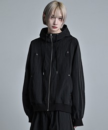 ADRER（アドラー）の「line sleeve track zip parker jacket / ラインスリーブトラックジップパーカージャケット（ブルゾン）」
