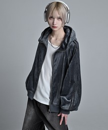 ADRER（アドラー）の「line sleeve track zip parker jacket / ラインスリーブトラックジップパーカージャケット（ブルゾン）」