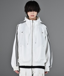 ADRER（アドラー）の「line sleeve track zip parker jacket / ラインスリーブトラックジップパーカージャケット（ブルゾン）」