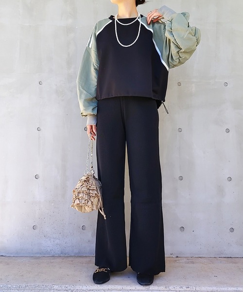 【セール】ニットパンツ(その他パンツ)|Q(キュー) 【セール】ニットパンツ(その他パンツ)|Q(キュー)