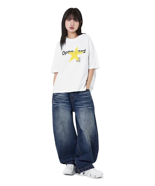 ブラウス シャツ 「OY/オーワイ」 STAR DOLLY ODOLLY TEE/スタードリーオードリーティーシャツ レディース メンズ OY/オーワイ』 STAR DOLLY ODOLLY TEE/スタードリーオードリー