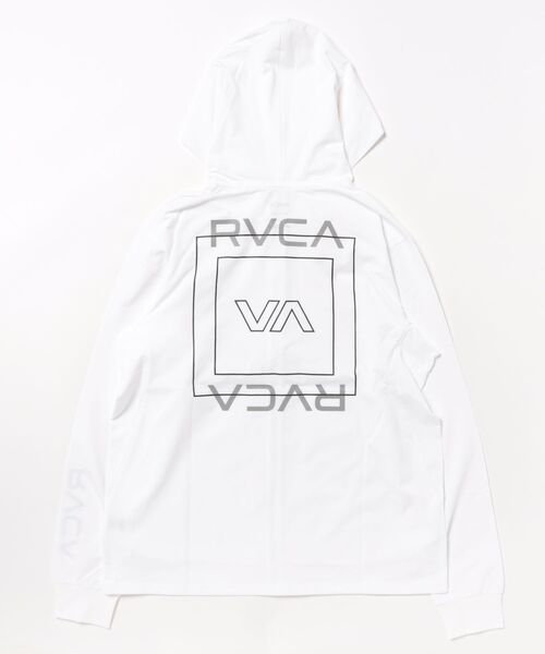 【WEB限定】 RVCA/ルーカ ラッシュガード バック ジップアップパーカー 長袖 トップス