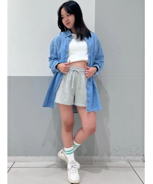 GAP（ギャップ）の「ブラナンベア デニム ビッグシャツ（シャツ/ブラウス・メンズ・インディゴブルー/ライトインディゴブルー・XL/XS/M/L/S）」の7枚目の写真