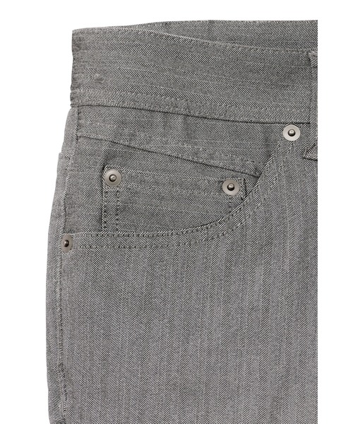 HIGH STREET(ハイストリート)の「HIGH STREET∴ハイテンションへリンボンスリム5ポケットパンツ(その他パンツ・メンズ・ホワイト/グレー系その他/ブラック・S/M/L/LL)」の10枚目の写真