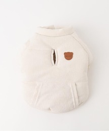 moncheri（モンシェリ）の「くまさんワッペンコーデュロイジャケット（ペットウェア・キッズ）」