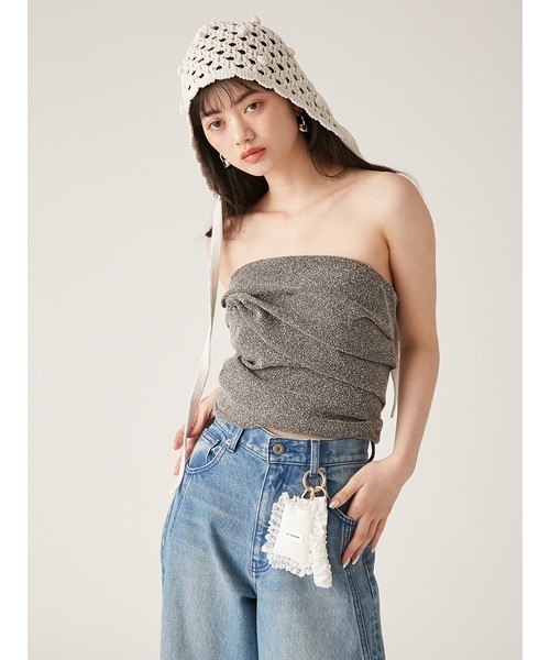 LILY BROWN（リリーブラウン）の「レースポーチチャーム（キーホルダー・レディース・その他/レオパード/ホワイト・FREE）」の5枚目の写真