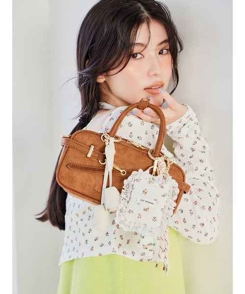 LILY BROWN（リリーブラウン）の「レースポーチチャーム（キーホルダー・レディース・その他/レオパード/ホワイト・FREE）」の6枚目の写真