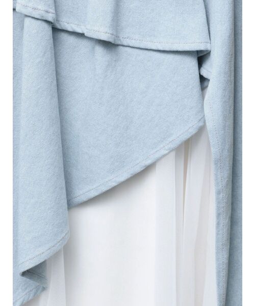 RESEXXY（リゼクシー）の「チュールボリュームスカート（スカート・レディース・インディゴブルー/ライトブルー/ブラック・FREE）」の18枚目の写真