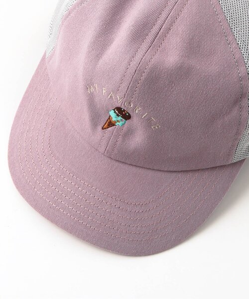 Ampersand（アンパサンド）の「メッシュキャップ（キャップ・キッズ・ブラック/ベージュ/インディゴブルー/ラベンダー/チェック・58/54/50）」の16枚目の写真