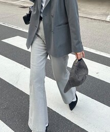 【haru企画】フレアデニムパンツ