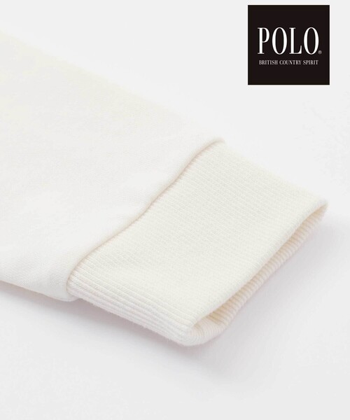 SLAP SLIP（スラップスリップ）の「【POLO BCS(ポロ・ビーシーエス)×SLAP SLIPコラボ】フード付きロゴ刺しゅうパーカー(80~130cm)（パーカー・キッズ・ピンク/ブルー・110cm/80ｃｍ/130cm/120cm/100cm/90cm）」の7枚目の写真