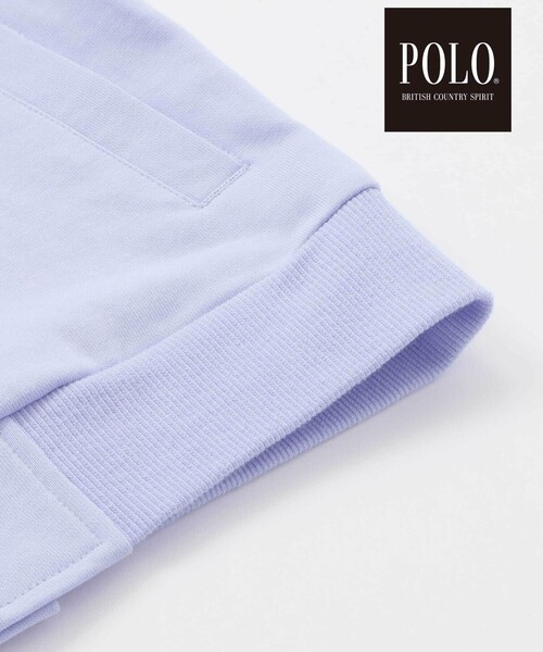 SLAP SLIP（スラップスリップ）の「【POLO BCS(ポロ・ビーシーエス)×SLAP SLIPコラボ】フード付きロゴ刺しゅうパーカー(80~130cm)（パーカー・キッズ・ピンク/ブルー・110cm/80ｃｍ/130cm/120cm/100cm/90cm）」の5枚目の写真