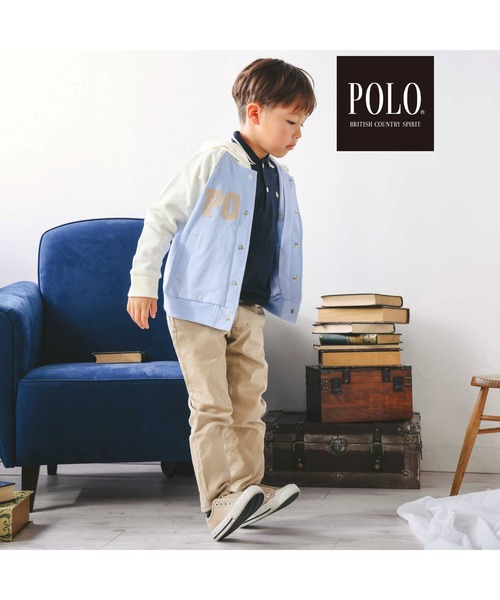 SLAP SLIP（スラップスリップ）の「【POLO BCS(ポロ・ビーシーエス)×SLAP SLIPコラボ】フード付きロゴ刺しゅうパーカー(80~130cm)（パーカー・キッズ・ピンク/ブルー・110cm/80ｃｍ/130cm/120cm/100cm/90cm）」の20枚目の写真