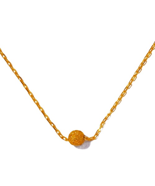 les bonbon（ルボンボン）の「【les bonbon】K18 foggy necklace/フォギー ネックレス　S（ネックレス・レディース・イエローゴールド・S）」の2枚目の写真