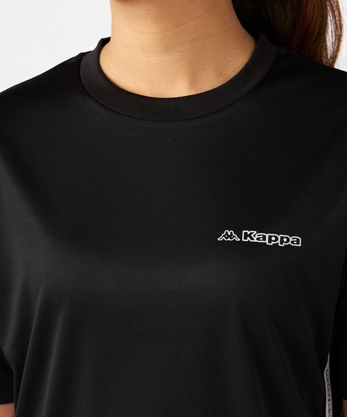 Kappa(カッパ)の「テープワークチュニックTシャツ(Tシャツ/カットソー・レディース・ネイビー/ブラック/カーキ・MEDIUM/LARGE/X-LARGE)」の16枚目の写真