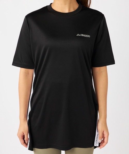 Kappa(カッパ)の「テープワークチュニックTシャツ(Tシャツ/カットソー・レディース・ネイビー/ブラック/カーキ・MEDIUM/LARGE/X-LARGE)」の18枚目の写真