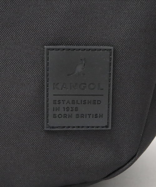 KANGOL(カンゴール)の「ラバータグ ラウンドミニショルダーバッグ S A5収納対応モデル(ショルダーバッグ・メンズ・ブラック系その他/ブラック・FREE)」の8枚目の写真