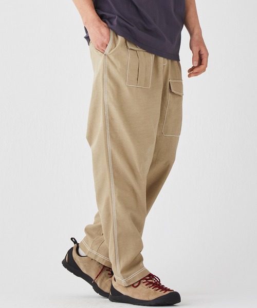 KRIFF MAYER（クリフメイヤー）の「シャンブレーミリタリーパンツ（カーゴパンツ・メンズ・カーキ/ライトブルー/グレー/ベージュ・SMALL/MEDIUM/X-LARGE/LARGE）」の3枚目の写真