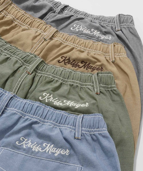 KRIFF MAYER（クリフメイヤー）の「シャンブレーミリタリーパンツ（カーゴパンツ・メンズ・カーキ/ライトブルー/グレー/ベージュ・SMALL/MEDIUM/X-LARGE/LARGE）」の8枚目の写真