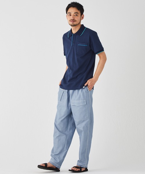 KRIFF MAYER（クリフメイヤー）の「シャンブレーミリタリーパンツ（カーゴパンツ・メンズ・カーキ/ライトブルー/グレー/ベージュ・SMALL/MEDIUM/X-LARGE/LARGE）」の9枚目の写真