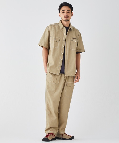 KRIFF MAYER（クリフメイヤー）の「シャンブレーミリタリーパンツ（カーゴパンツ・メンズ・カーキ/ライトブルー/グレー/ベージュ・SMALL/MEDIUM/X-LARGE/LARGE）」の12枚目の写真