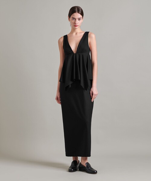 LOEFF（ロエフ）の「＜LOEFF＞W JERRYFISH ドレス（ワンピース・レディース・ブラック/ネイビー・0/1）」の7枚目の写真