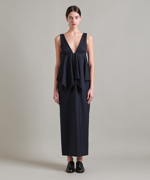 LOEFF（ロエフ）の「＜LOEFF＞W JERRYFISH ドレス（ワンピース・レディース・ブラック/ネイビー・0/1）」の9枚目の写真