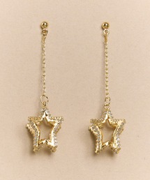 Zoule ゾーラ:Luminousシリーズ ornament star スター 星 ピアス