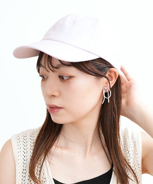 polcadot（ポルカドット）の「Silky Cap/シルキーキャップ（キャップ・レディース・グレー/ブラック/ピンク/ベージュ・FREE）」の4枚目の写真