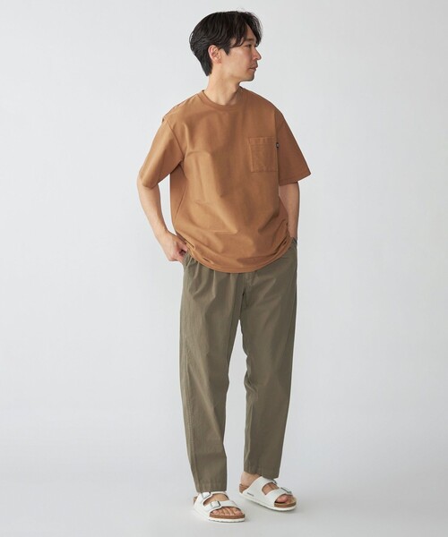 SHIPS(シップス)の「SHIPS:〈接触冷感/遮熱/吸水拡散/UVカット〉COVEROSS(R) フリーザー Tシャツ(Tシャツ/カットソー・メンズ・ライトブルー/ライトグレー/ネイビー/オフホワイト/カーキ/ダークグレー・SMALL/MEDIUM/LARGE/X-LARGE)」の12枚目の写真