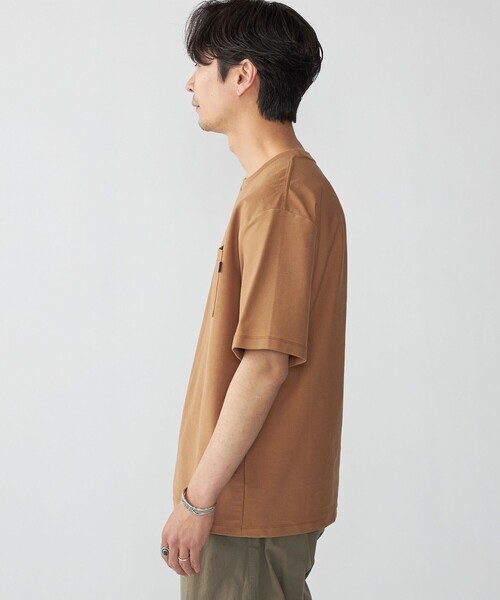 SHIPS(シップス)の「SHIPS:〈接触冷感/遮熱/吸水拡散/UVカット〉COVEROSS(R) フリーザー Tシャツ(Tシャツ/カットソー・メンズ・ライトブルー/ライトグレー/ネイビー/オフホワイト/カーキ/ダークグレー・SMALL/MEDIUM/LARGE/X-LARGE)」の17枚目の写真