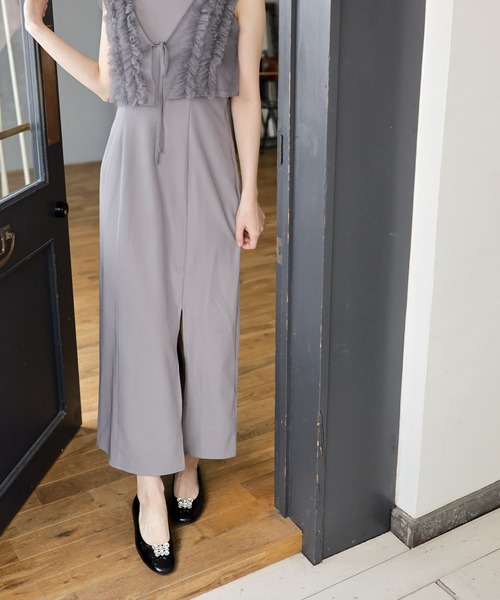 SESTO(セスト)の「かかとがパカパカしにくい!ビジューつきスクエアトゥローヒールパンプス(パンプス・レディース・ブラック/シルバー/キャメル・22.5cm/23.0cm/23.5cm/24.0cm/24.5cm/25.0cm)」の21枚目の写真
