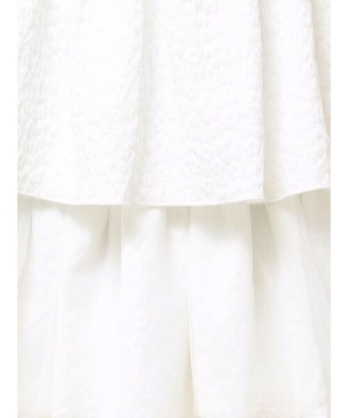 merry jenny(メリージェニー)の「チュールドッキングティアードスカート(スカート・レディース・ブラック/オフホワイト・FREE)」の11枚目の写真