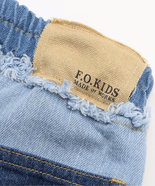 F.O.KIDS（エフオーキッズ）の「【ジュニア対応】リメイクデニムパンツ（デニムパンツ・キッズ・ブルー/その他10・90/150/160/100/110/120/80/130/140）」の6枚目の写真