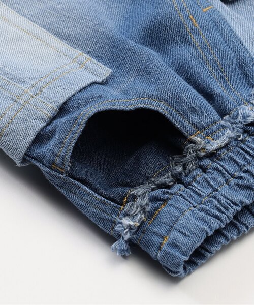 F.O.KIDS（エフオーキッズ）の「【ジュニア対応】リメイクデニムパンツ（デニムパンツ・キッズ・ブルー/その他10・90/150/160/100/110/120/80/130/140）」の7枚目の写真