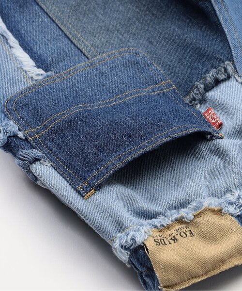 F.O.KIDS（エフオーキッズ）の「【ジュニア対応】リメイクデニムパンツ（デニムパンツ・キッズ・ブルー/その他10・90/150/160/100/110/120/80/130/140）」の9枚目の写真