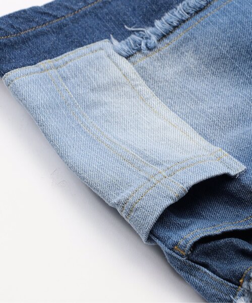 F.O.KIDS（エフオーキッズ）の「【ジュニア対応】リメイクデニムパンツ（デニムパンツ・キッズ・ブルー/その他10・90/150/160/100/110/120/80/130/140）」の10枚目の写真