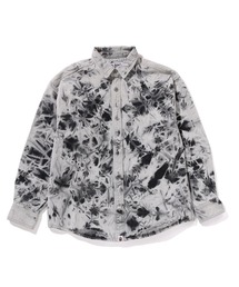 A BATHING APE | DESTORYED BLEACH BATHING APE LOGO LS SHIRT(シャツ/ブラウス)