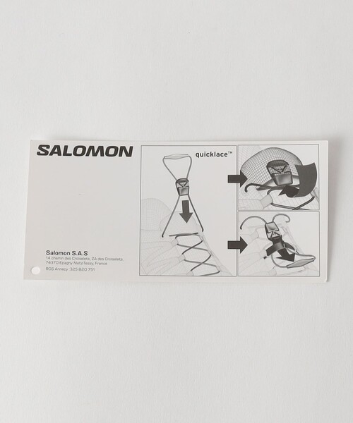 SALOMON(サロモン)の「<Salomon>XT-WHISPER WHITE/スニーカー(スニーカー・レディース・ホワイト・25cm/24cm/24.5cm/23.5cm/23cm)」の5枚目の写真