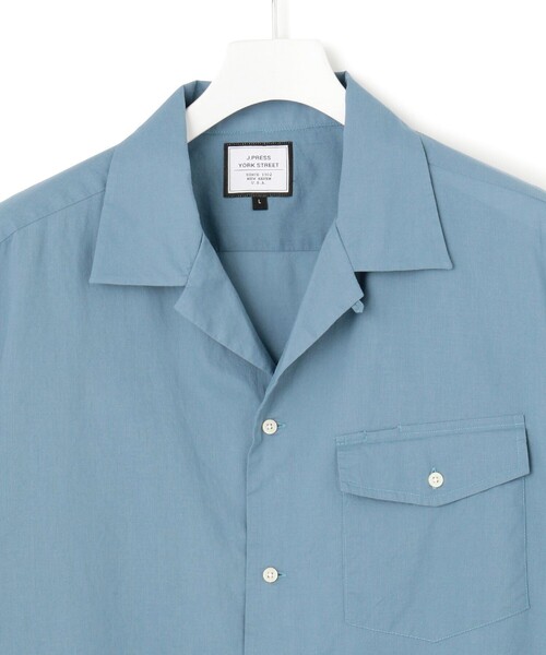J.PRESS YORK STREET(ジェイプレスヨークストリート)の「【UNISEX】コットンボイル オープンカラーシャツ(シャツ/ブラウス・メンズ・ベージュ系/ダルブルー系/ピンク系/グレー系・SMALL/MEDIUM/LARGE)」の6枚目の写真