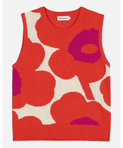 セール】Pioneeri Unikko / knitted vest（ベスト）｜marimekko