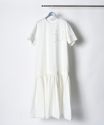 【新品】RUMCHE Stitch Typewriter Dress　ワンピース RUMCHE｜ラムシェのワンピース/ドレス通販 - ZOZOTOWN