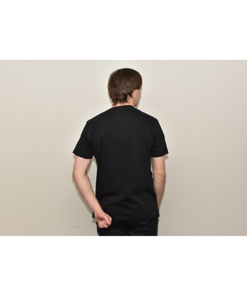 JIN plus(ジンプラス)の「和柄デザイン半袖Tシャツ 開運富士(黒) JINプラス(Tシャツ/カットソー・メンズ・ブラック・SMALL/MEDIUM/LARGE/X-LARGE)」の5枚目の写真