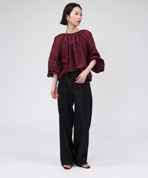 BABYLONE ブラウス BABYLONE ブラウス シャツ バンドカラーシャツ レディース