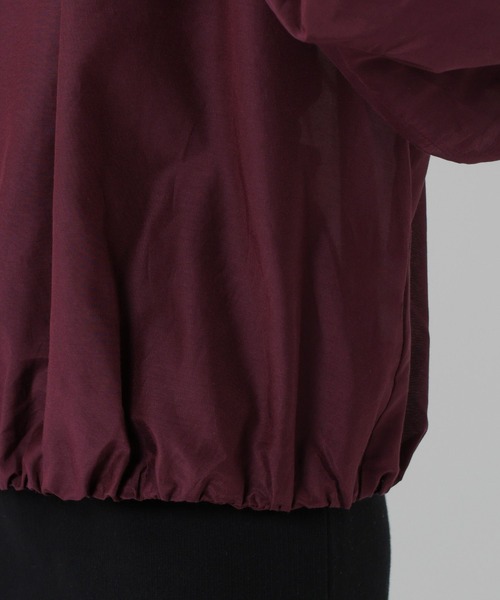 BABYLONE（バビロン）の「シルクローンギャザーブラウス（シャツ/ブラウス・レディース・ブラック/バーガンディー/ホワイト・フリー）」の13枚目の写真