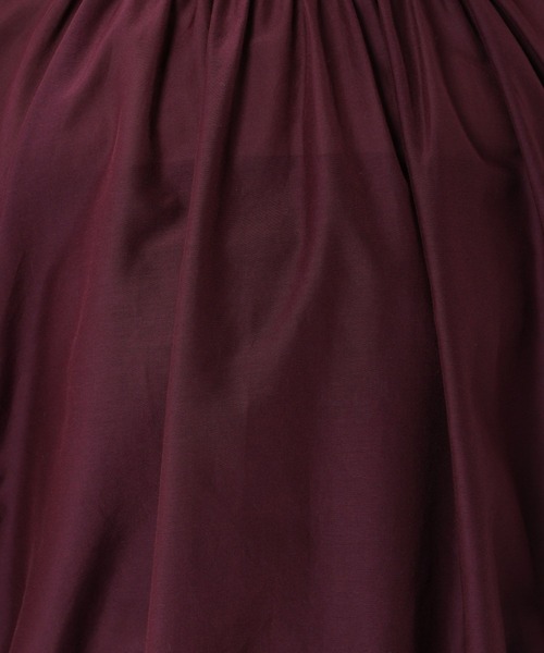 BABYLONE（バビロン）の「シルクローンギャザーブラウス（シャツ/ブラウス・レディース・ブラック/バーガンディー/ホワイト・フリー）」の7枚目の写真